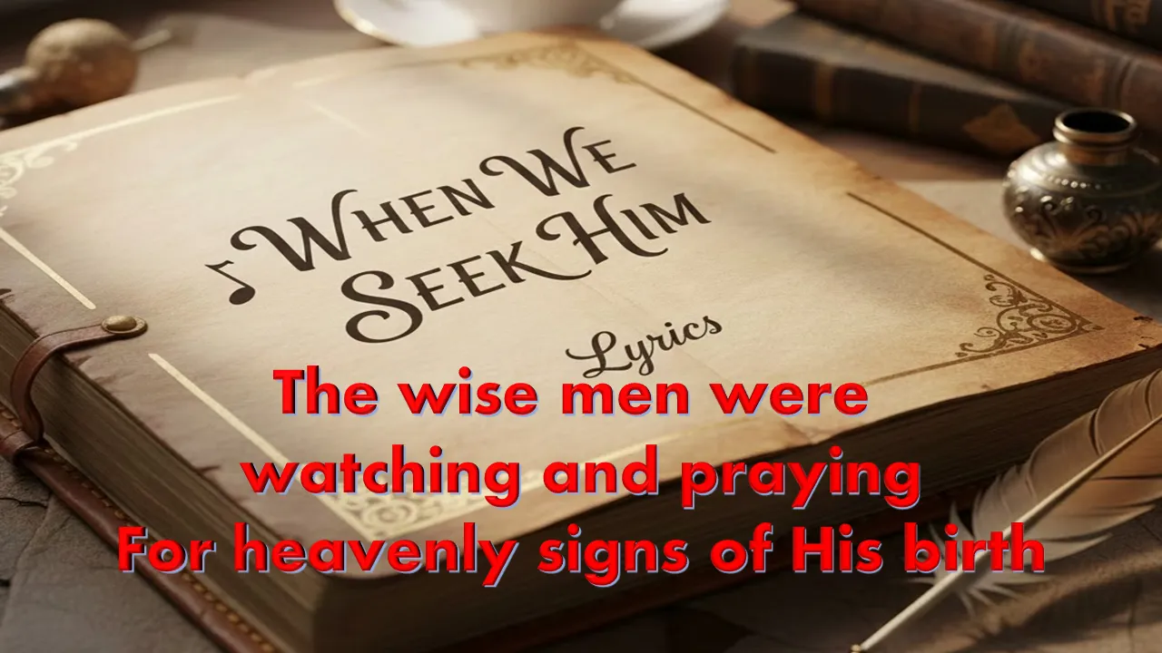 When We Seek Him Lyrics