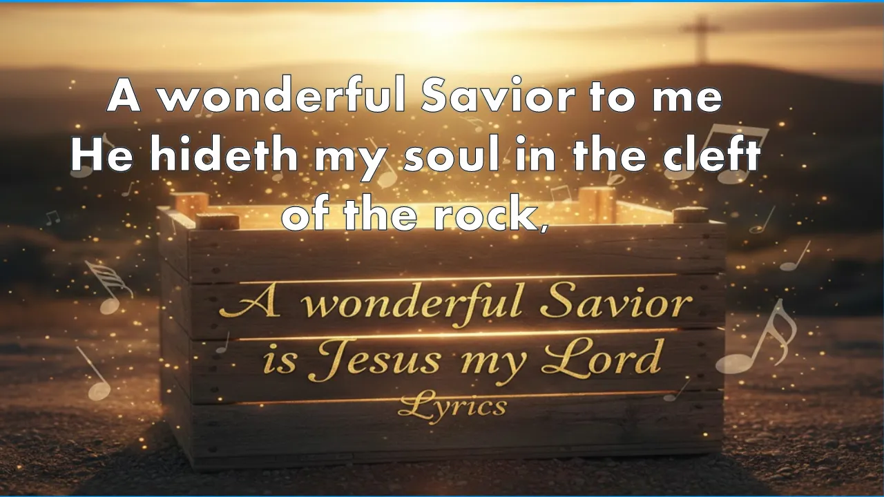 A wonderful Savior is Jesus my Lord Lyrics