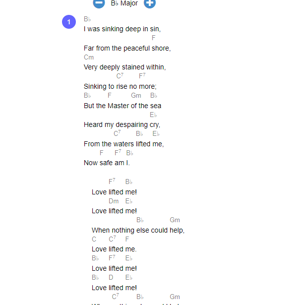 I was sinking deep in sin lyrics and chords I was sinking deep in sin lyrics and chords